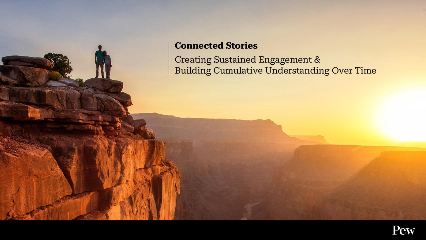 Connected Stories presentation slide 1